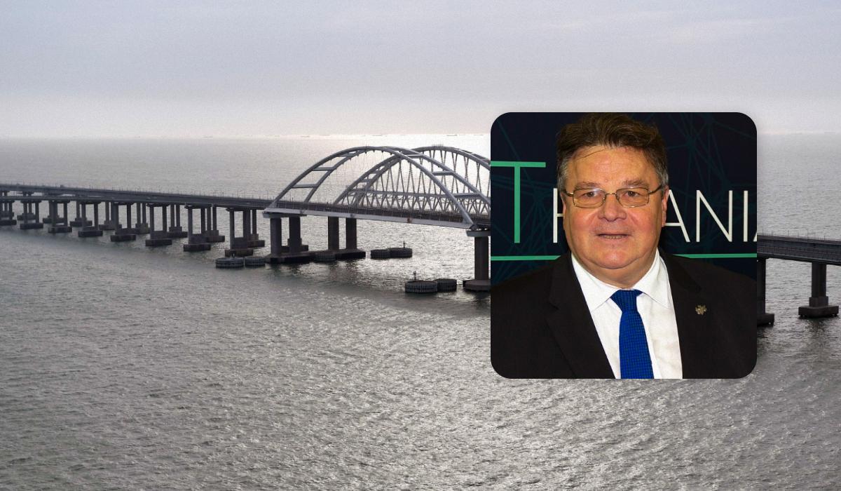 Лінас Лінкявічюс запропонував фотографуватися на Керченському мосту, поки ще є час / Колаж УНІАН, фото Вікіпедія Лінас Лінкявічюс запропонував фотографуватися на Керченському мосту, поки ще є час / Колаж УНІАН, фото Вікіпедія