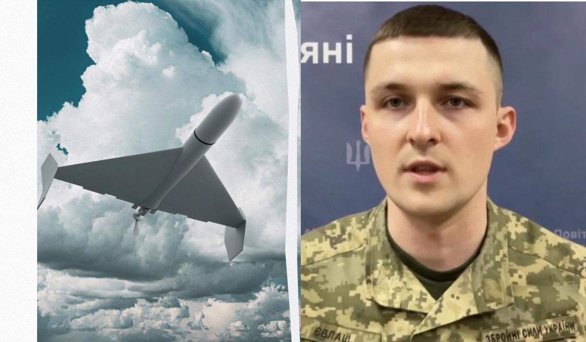 Євлаш зазначив, що швидше за все цими невстановленими безпілотниками були "Шахеди"/ Колаж УНІАН, фото ua.depositphotos.com, скріншот Євлаш зазначив, що швидше за все цими невстановленими безпілотниками були "Шахеди"/ Колаж УНІАН, фото ua.depositphotos.com, скріншот