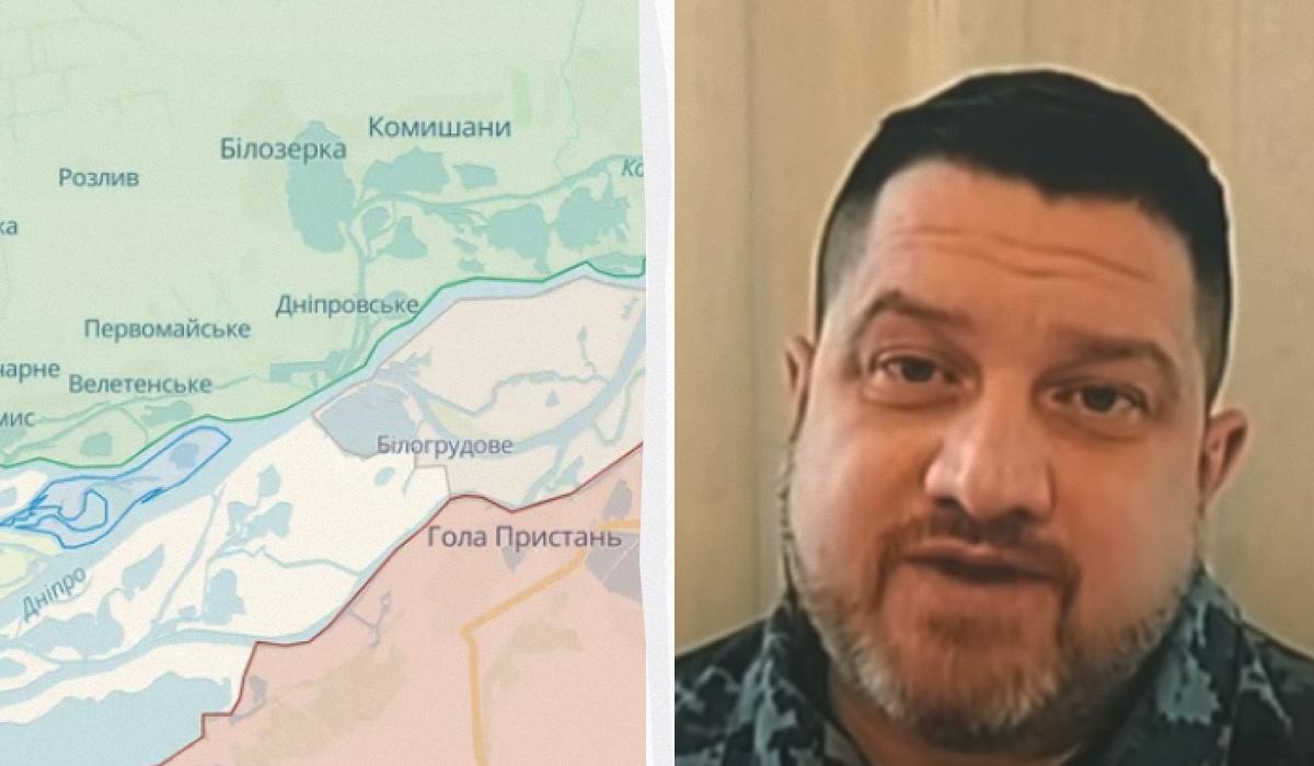 Плетенчук пояснив важливість встановлення контролю над островом Нестрига / Колаж УНІАН, фото скріншот, фото Deepstatemap Плетенчук пояснив важливість встановлення контролю над островом Нестрига / Колаж УНІАН, фото скріншот, фото Deepstatemap
