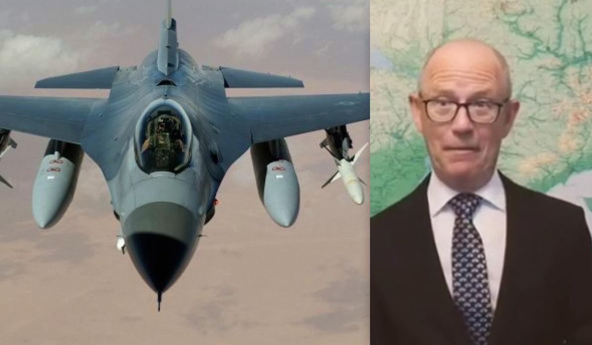 Оле Эгберг Миккельсен дал позитивный прогноз насчет предоставления Украине F-16 / коллаж УНИАН с фото misawa.af.mil и скриншота Оле Эгберг Миккельсен дал позитивный прогноз насчет предоставления Украине F-16 / коллаж УНИАН с фото misawa.af.mil и скриншота