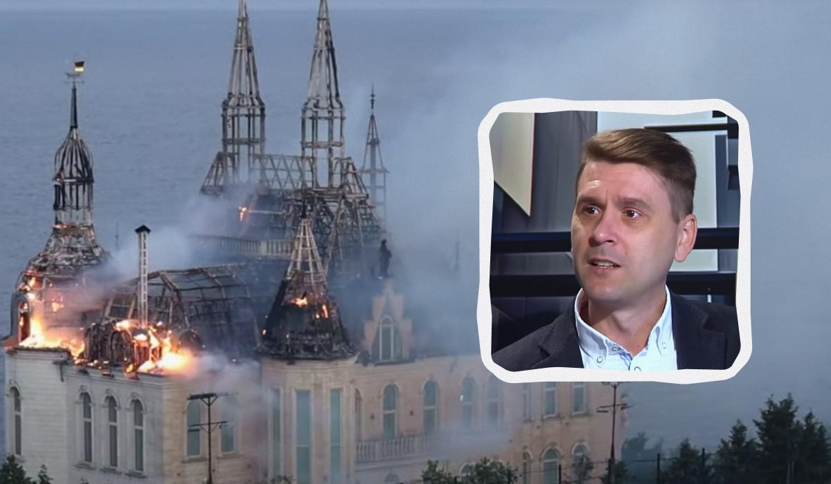 За словами Олександра Коваленка, мета атаки по Одесі – виключно терор мирного населення / Колаж УНІАН, скріншоти За словами Олександра Коваленка, мета атаки по Одесі – виключно терор мирного населення / Колаж УНІАН, скріншоти