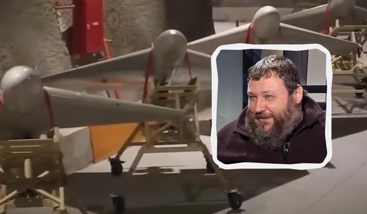 За словами Євгена Дикого, росіяни хочуть зробити з "шахеда" високоточну зброю / Колаж УНІАН, скріншоти За словами Євгена Дикого, росіяни хочуть зробити з "шахеда" високоточну зброю / Колаж УНІАН, скріншоти