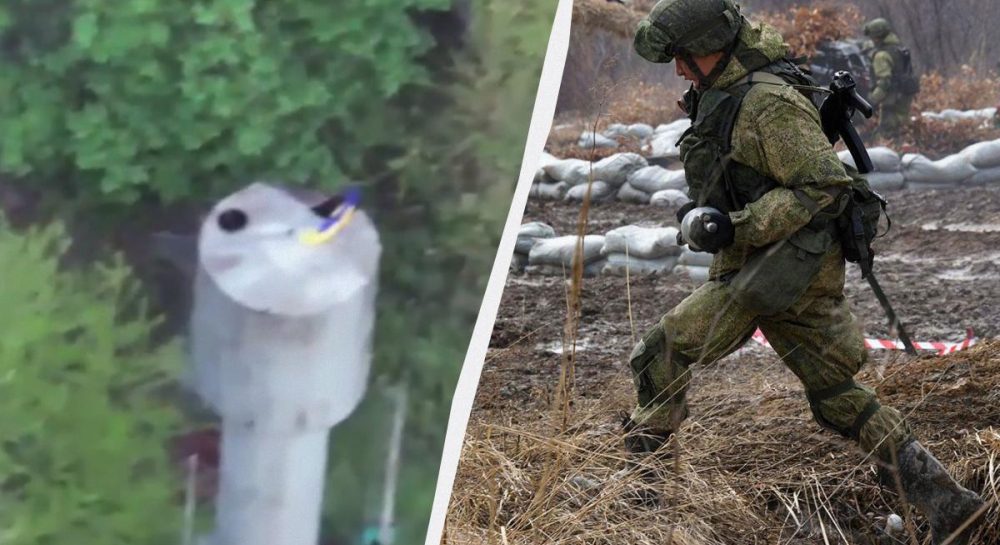 Война в Украине - в Казачьих Лагерях заиграл украинский флаг — УНИАН