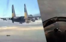З’явилося відео запуску бомби HAMMER з українського винищувача Су-27