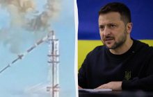Зеленський відреагував на російський удар по телевежі у Харкові