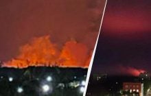 У небі Маріуполя вогняна заграва: що відомо (фото)