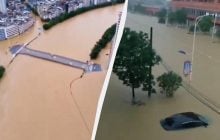 Китай накрила потужна повінь: десятки мільйонів людей опинилися в небезпеці (відео)