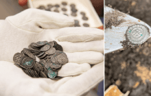 "Сенсационная находка": археологи обнаружили 850-летний клад в древней могиле