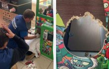 В России ребенок "крепко" застрял головой в игровом автомате, - росСМИ (фото)