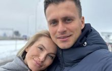 Жена Александра Скичко трогательно поздравила любимого с праздником и показала фото с ним