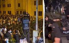 В Тбилиси протест перерос в жесткие столкновения (видео)