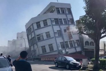 На Тайване произошло самое мощное за 25 лет землетрясение: видео толчков и разрушений