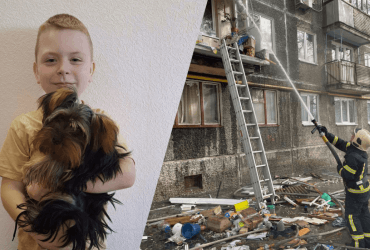 Маленький герой: у Білій Церкві школяр врятував себе та собаку під час вибуху у будинку