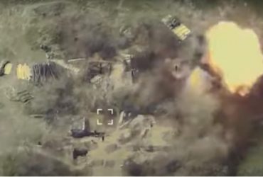 Сили оборони ефектно знищили окупантів при зведенні фортифікацій (відео)