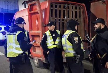 У Києві зупинили мікроавтобус з оленями: одна з тварин була мертвою (відео)