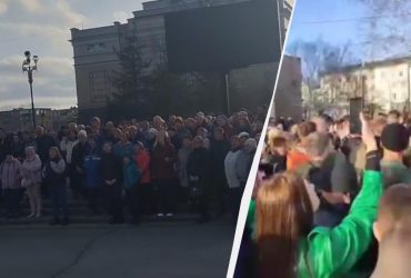 Орск затапливает: местные жители на митинге умоляют Путина о помощи (видео)