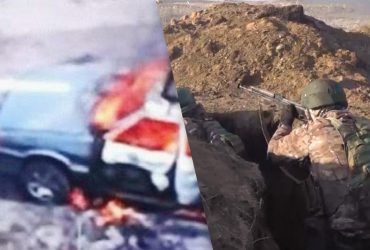 Росіяни в Чернігівській області розстріляли машину, є жертва (фото)