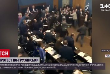 Бійка в парламенті Грузії: під стінами - масові протести
