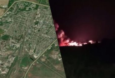 Джанкой атакували: супутник зловив шість осередків полум'я (фото)