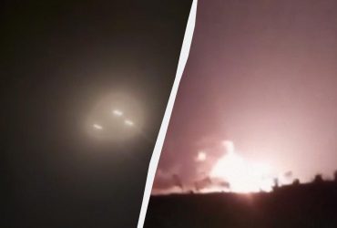 Генштаб показал ракетный удар по аэродрому в Крыму (видео)