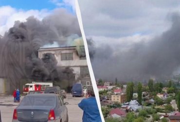 У Росії сталася потужна пожежа на машинобудівному заводі: що відомо (відео)
