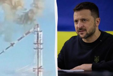 Зеленский отреагировал на российский удар по телебашне в Харькове