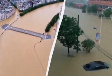 Китай накрыло мощное наводнение: десятки миллионов людей оказались в опасности (видео)