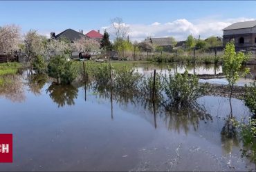 Вода уже на огородах и возле домов: паводок на Киевщине
