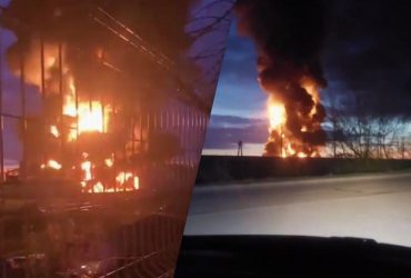 Нічна атака дронів: в Росії знову неспокійно на нафтових об'єктах (відео)