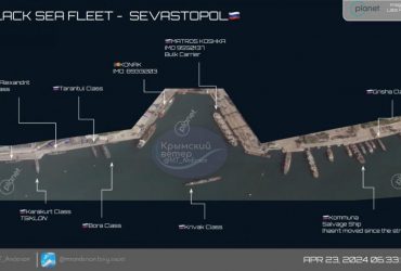 Россия ежедневно переставляет корабли в бухте Севастополя (фото)