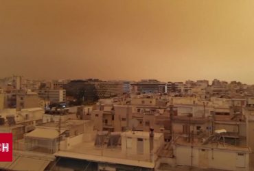 Небо стало оранжевым: пылевая буря прокатилась по Европе и достигла Украины