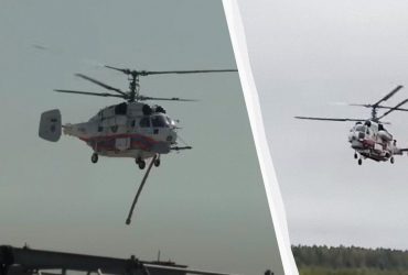 ГУР уничтожило Ка-32 на аэродроме в Москве
