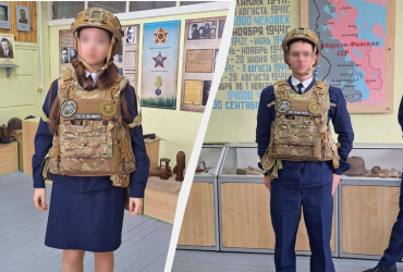 В РФ герой сво вдягнув кадетів у бронежилет Груз 200 - мы вместе