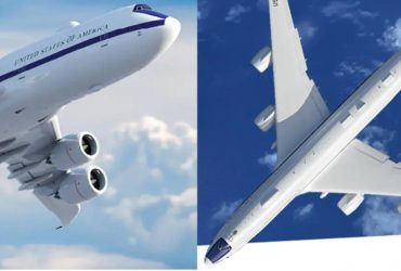 В США показали будущий самолет судного дня: он будет спасать президента (фото)