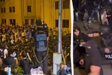 У Тбілісі протест переріс у жорсткі сутички (відео)