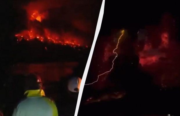 В Індонезії вивергається небезпечний вулкан: стовп попелу піднявся на 19 кілометрів (відео)