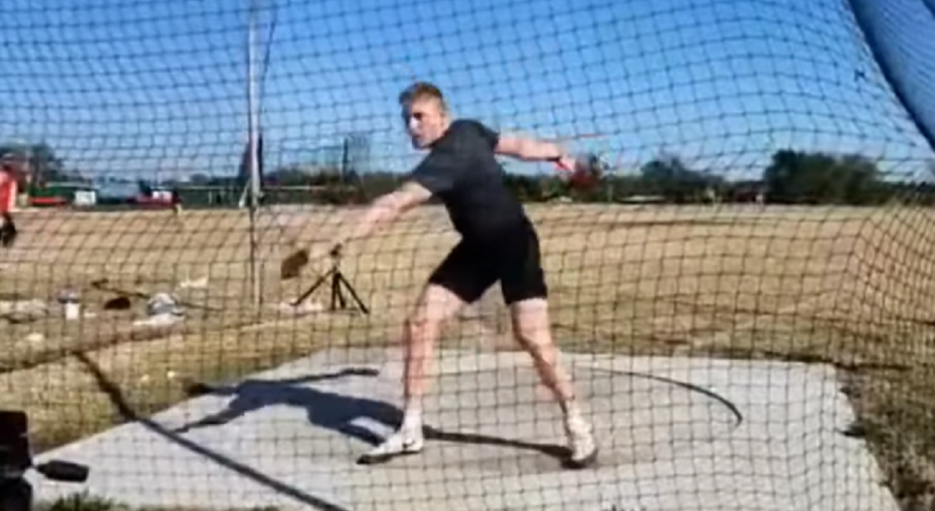 Спортсмен из Литвы побил давний рекорд в метании диска (видео)