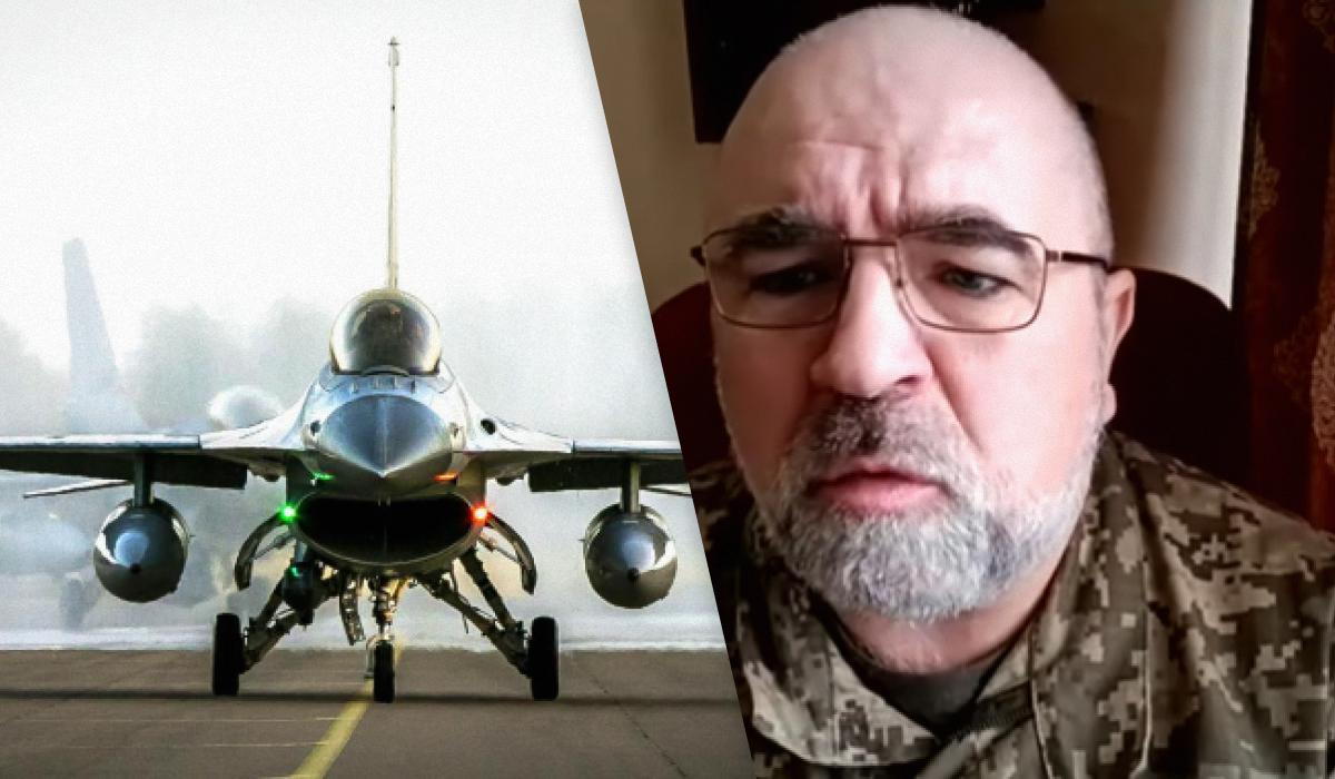 Петро Черник розповів, як F-16 допоможуть Україні / колаж з фото Getty Images та скріншоту Петро Черник розповів, як F-16 допоможуть Україні / колаж з фото Getty Images та скріншоту