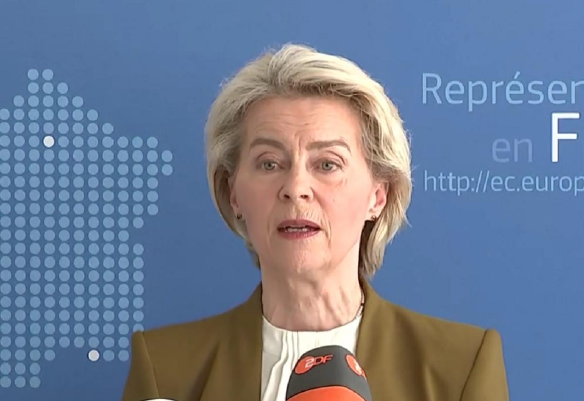 Фон дер Ляйен призывает Китай использовать все свое влияние на РФ, чтобы остановить войну в Украине / скриншот Фон дер Ляйен призывает Китай использовать все свое влияние на РФ, чтобы остановить войну в Украине / скриншот