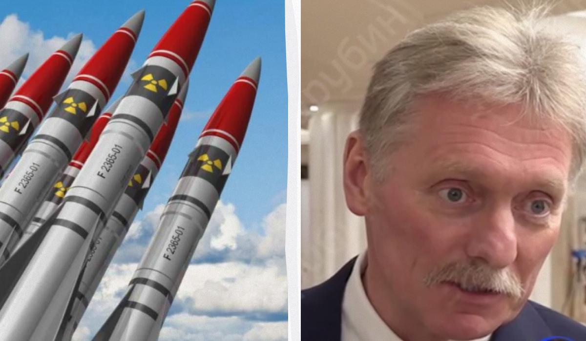 Пєсков пояснив, чому Путін зажадав від Міноборони РФ розгорнути ядерні навчання / Колаж УНІАН, фото скріншот, фото ua.depositphotos.com