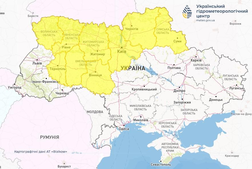 Вночі 8 травня в Україні будуть заморозки на грунті / фото Укргідрометцентр Вночі 8 травня в Україні будуть заморозки на грунті / фото Укргідрометцентр