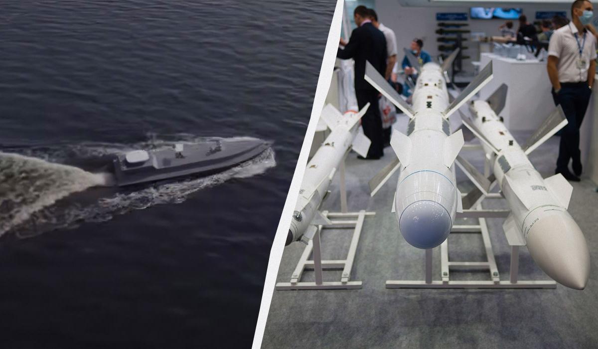 Морські дрони отримали власну систему ППО / колаж УНІАН, фото wikipedia.org, кадр з відео Морські дрони отримали власну систему ППО / колаж УНІАН, фото wikipedia.org, кадр з відео