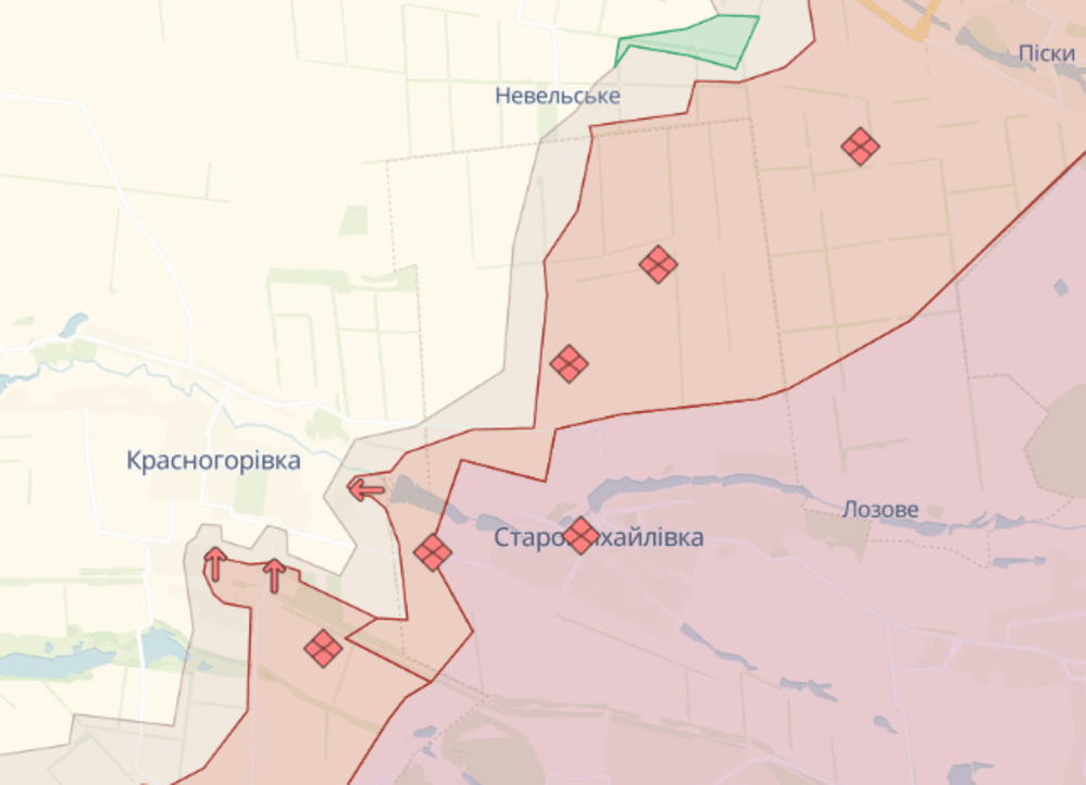 Аналітики поділилися поганими новинами з фронту / скріншот з deepstatemap.live Аналітики поділилися поганими новинами з фронту / скріншот з deepstatemap.live