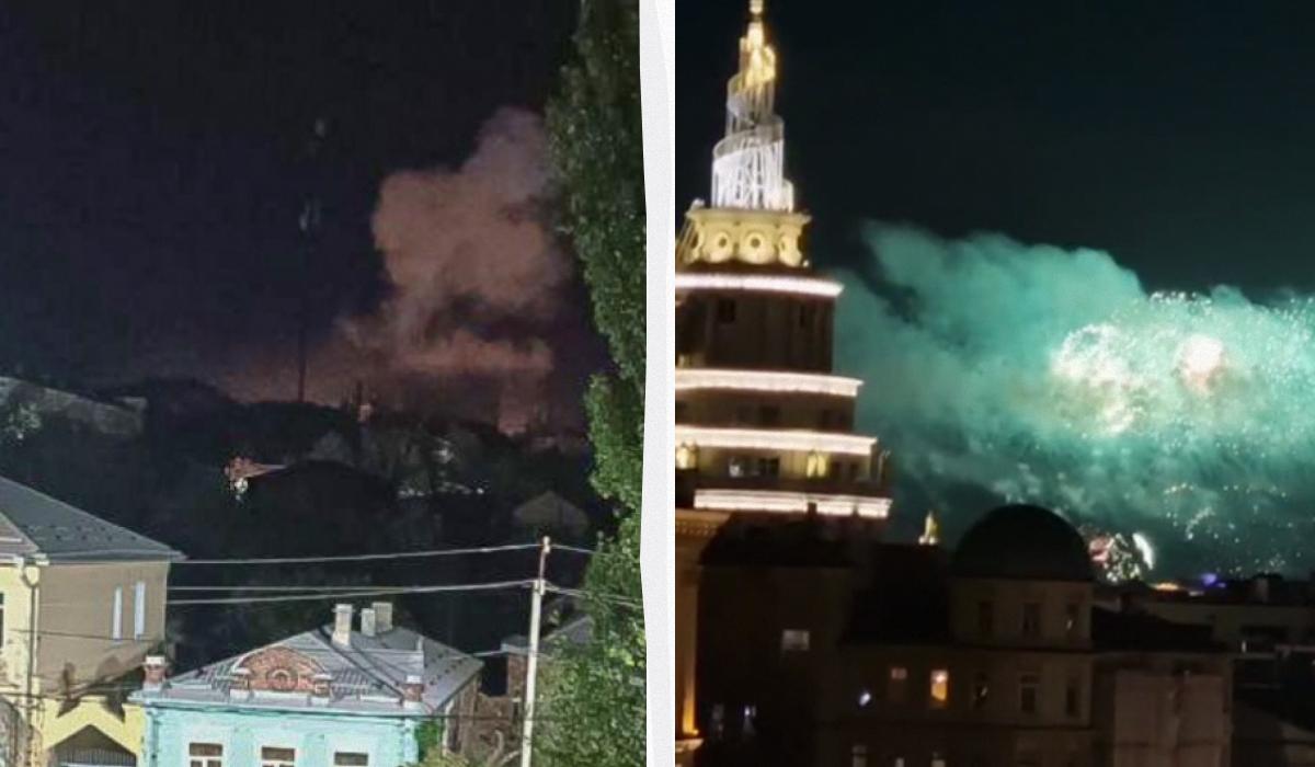 Пока Москва запускает салюты, Мариуполь сотрясают "прилеты" на 9 мая / Коллаж УНИАН, фото скриншот, фото Петр Андрющенко Пока Москва запускает салюты, Мариуполь сотрясают "прилеты" на 9 мая / Коллаж УНИАН, фото скриншот, фото Петр Андрющенко