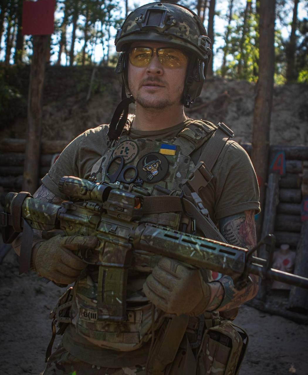 Женя Галич на фронті / фото інстаграм Жені Галича Женя Галич на фронті / фото інстаграм Жені Галича