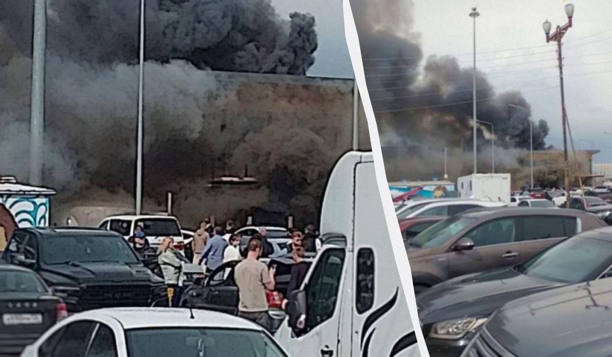 Новый серьезный пожар в РФ / Коллаж УНИАН / фото из соцсетей Новый серьезный пожар в РФ / Коллаж УНИАН / фото из соцсетей