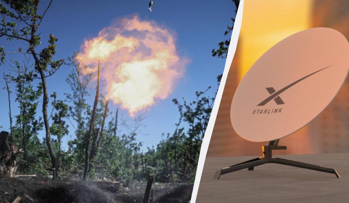 По словам защитника, Starlink - это очень простая и удобная вещь / коллаж УНИАН, фото ua.depositphotos.com, 93 ОМБр Холодный Яр По словам защитника, Starlink - это очень простая и удобная вещь / коллаж УНИАН, фото ua.depositphotos.com, 93 ОМБр Холодный Яр