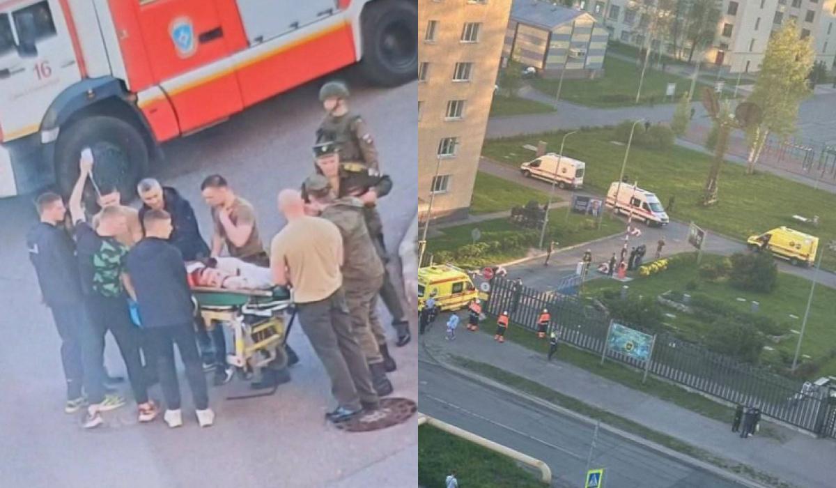В Военной академии в Санкт-Петербурге прогремел взрыв / коллаж УНИАН, фото t.me/vchkogpu В Военной академии в Санкт-Петербурге прогремел взрыв / коллаж УНИАН, фото t.me/vchkogpu