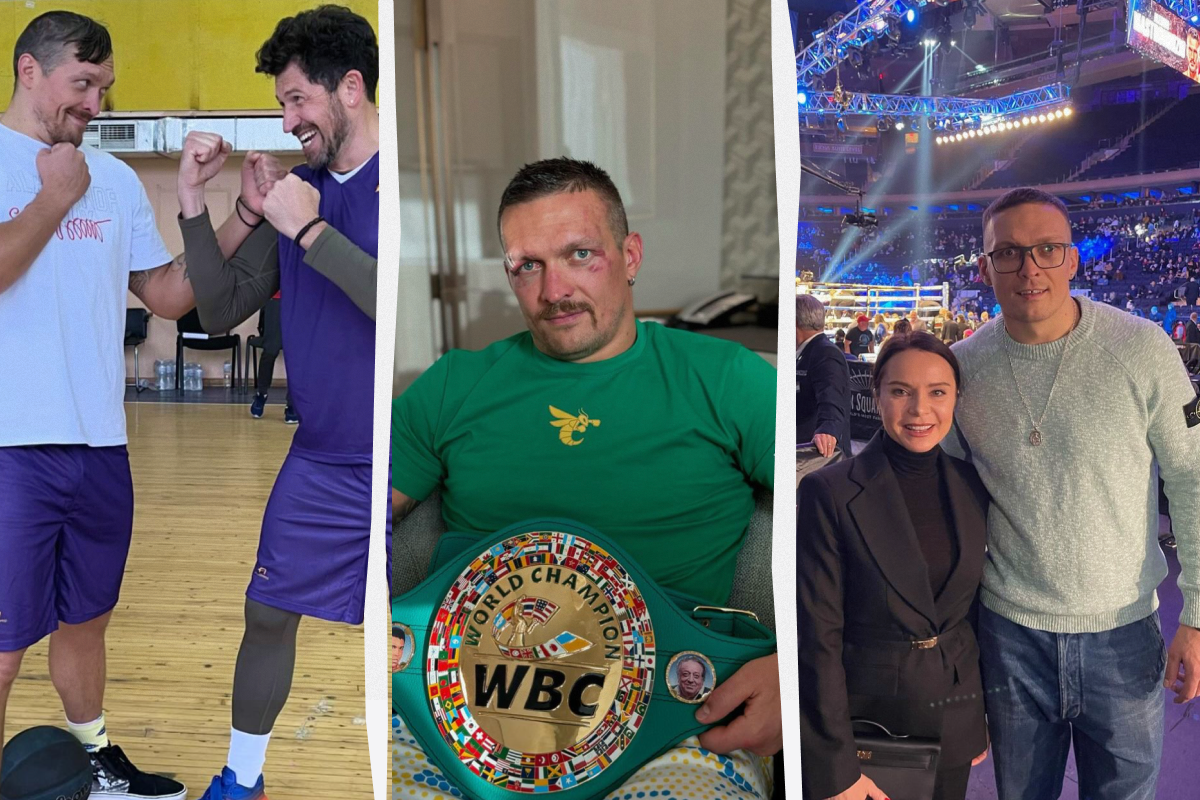 Олександр Усик став абсолютним чемпіоном світу / колаж УНІАН Олександр Усик став абсолютним чемпіоном світу / колаж УНІАН