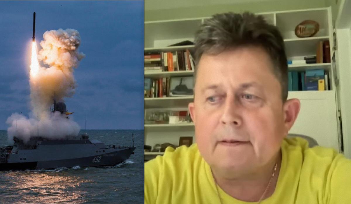 Андрій Риженко повідомив, скільки ракет "Калібр" одночасно можуть запустити росіяни / колаж УНІАН з фото Міноборони РФ/Facebook та скріншоту Андрій Риженко повідомив, скільки ракет "Калібр" одночасно можуть запустити росіяни / колаж УНІАН з фото Міноборони РФ/Facebook та скріншоту
